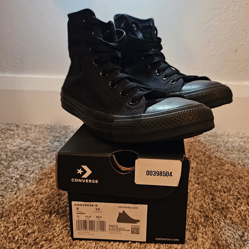 Converse High tops mens size 8 womens size 10